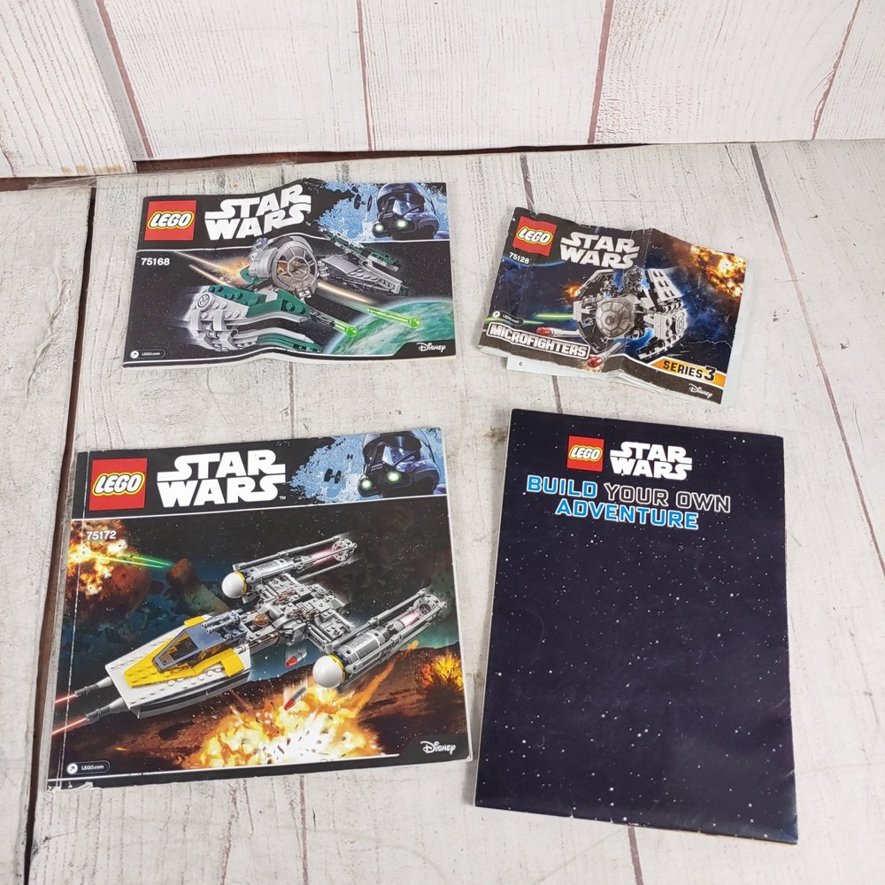 LEGO Star Wars Instruction Manual Lot 75168 75172 75128 Build Your Own Adventure